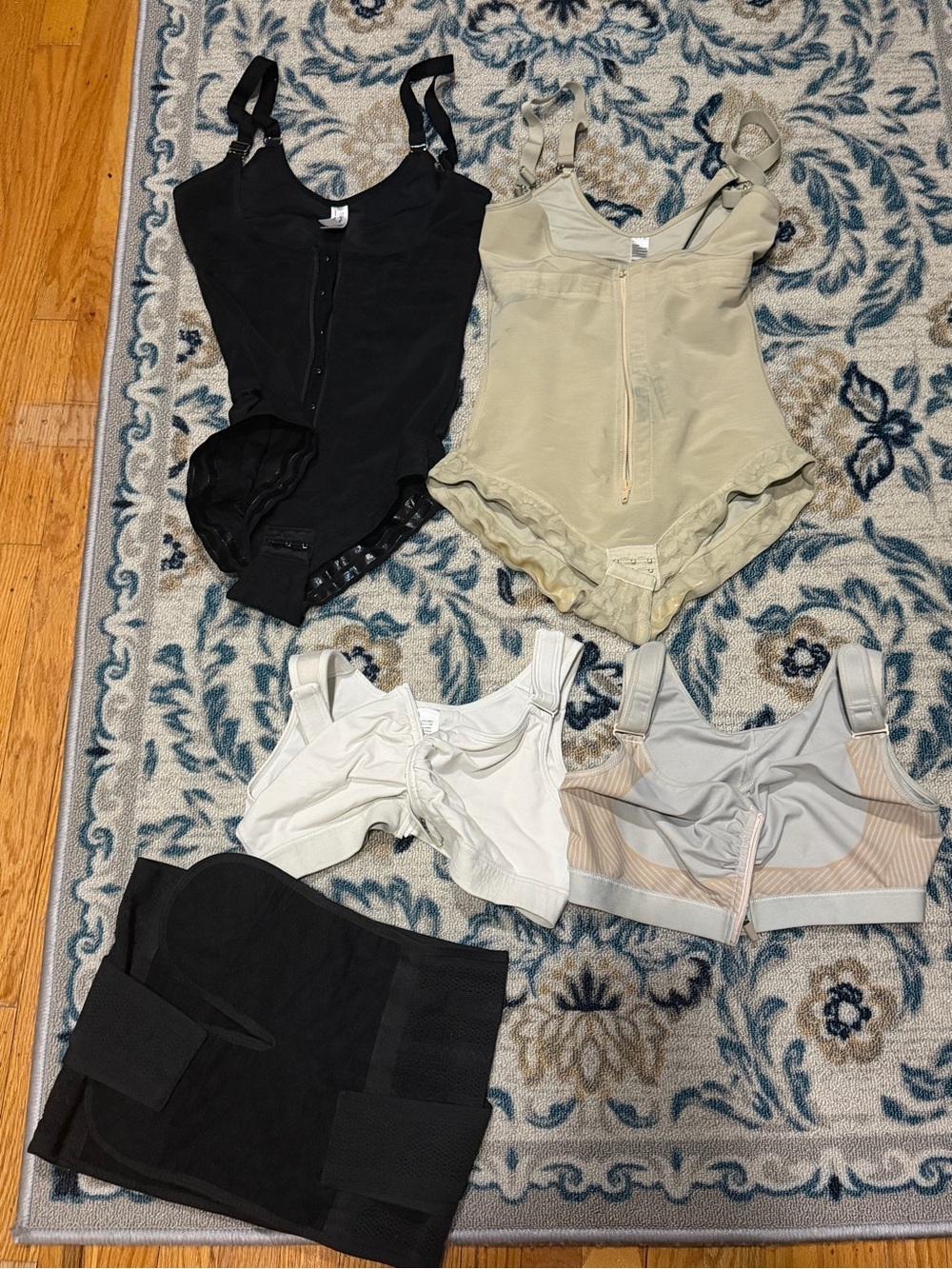 Amazon Women's Shapewear & Support Tops - Black, Cream, White, Gray